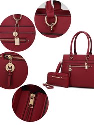 Gardenia Vegan Leather Women’s Tote Bag With Wallet