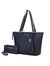 Gloria Vegan Leather Women’s Tote Handbag with wallet - Navy