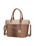 Grace Signature And Croc Embossed Tote Bag - Beige