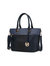 Grace Signature And Croc Embossed Tote Bag - Navy