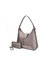 Graciela Hobo Handbag - Pewter