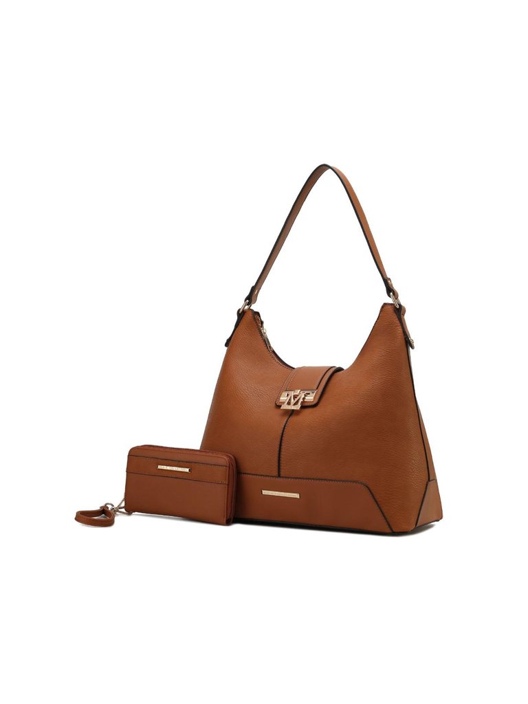 Graciela Hobo Handbag - Brown