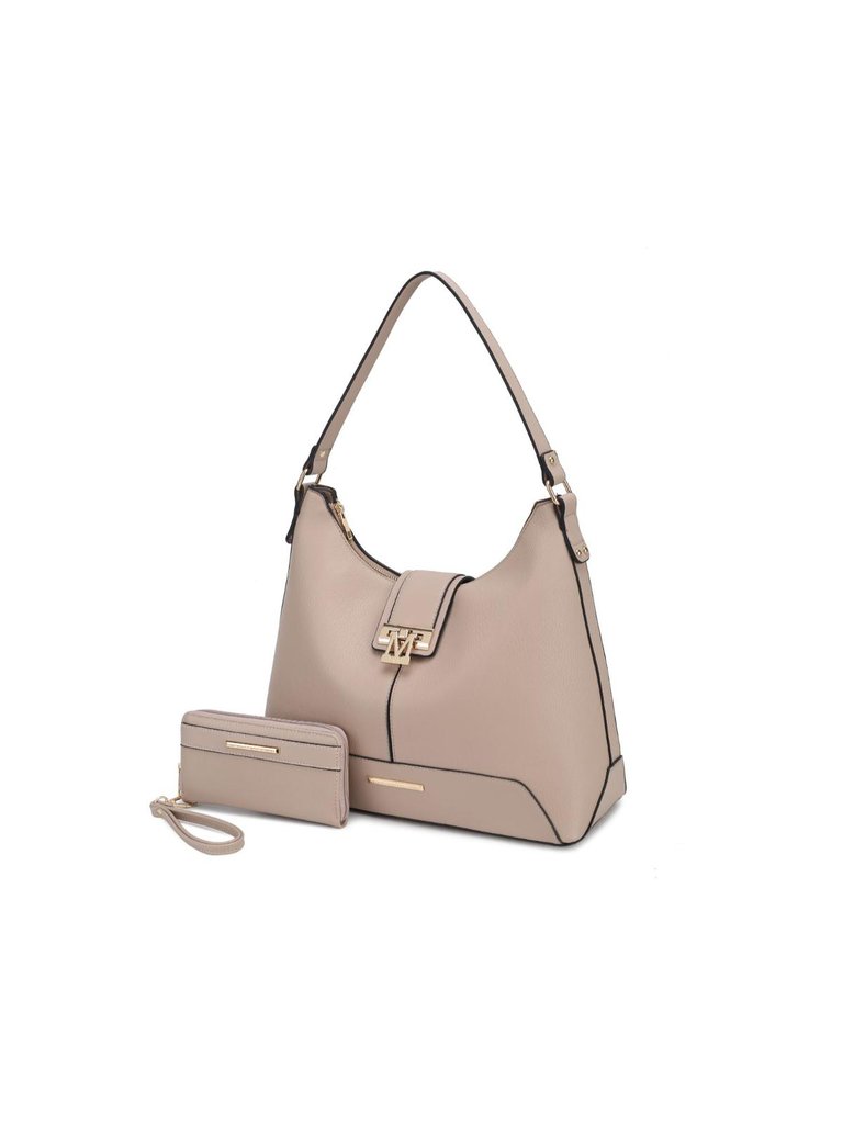 Graciela Hobo Handbag - Taupe