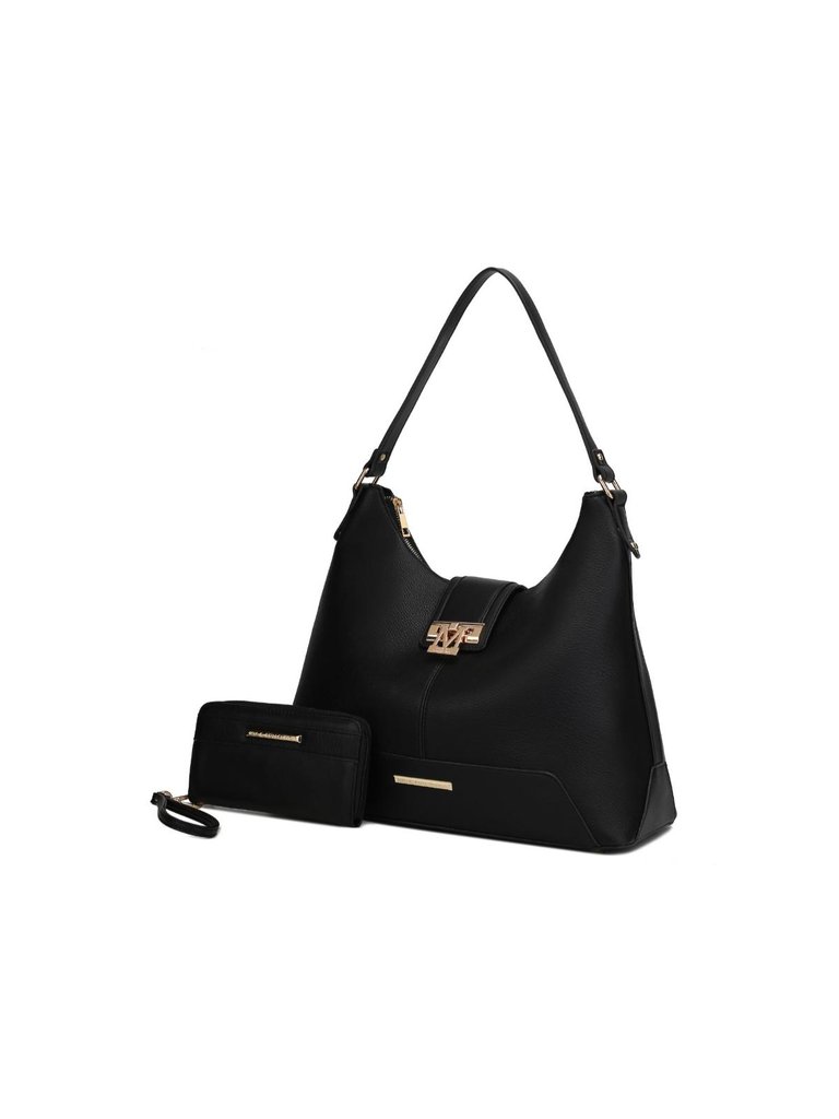 Graciela Hobo Handbag - Black