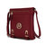 Greta Vegan leather Crossbody Handbag for Women's - Red