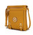 Greta Vegan leather Crossbody Handbag for Women's - Orange
