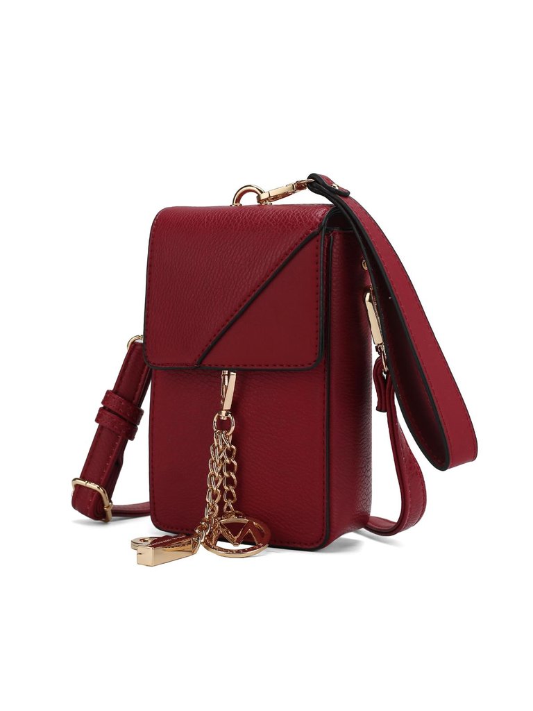 Hannah Crossbody & Wristlet Handbag - Red