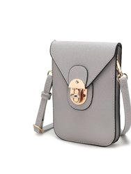 Havana Smartphone Crossbody Bag - Light Grey