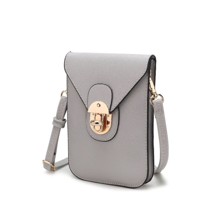 Havana Smartphone Crossbody Bag - Light Grey