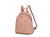 Hayden Quilted Vegan Leather With Studs Women’s Backpack - Blush