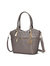 Hazel Vegan Leather Women’s Tote - Pewter