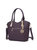 Hazel Vegan Leather Women’s Tote - Purple