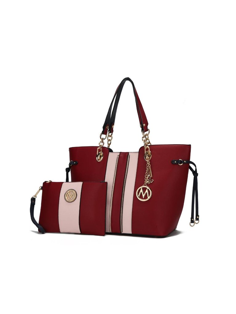 Holland Tote With Wristlet - Red