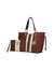 Holland Tote With Wristlet - Cognac Brown