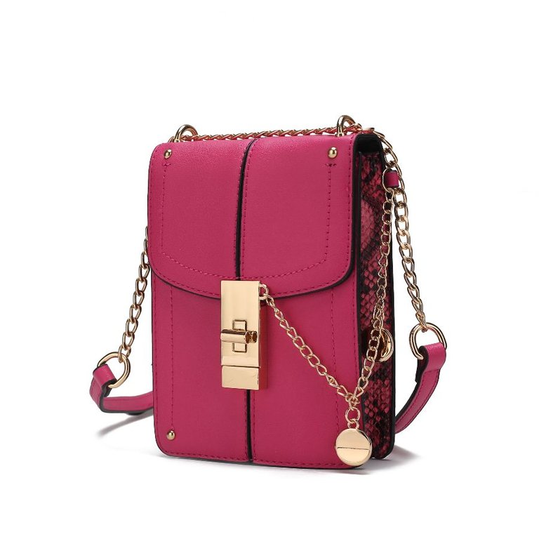 Iona Crossbody Handbag For Women's - Fuchsia