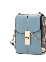 Iona Crossbody Handbag For Women's - Denim