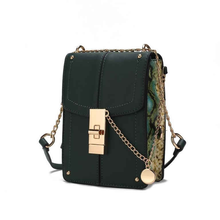 Iona Crossbody Handbag For Women's - Forest Green