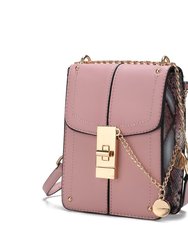 Iona Crossbody Handbag For Women's - Pink