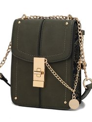 Iona Crossbody Handbag For Women's - Olive