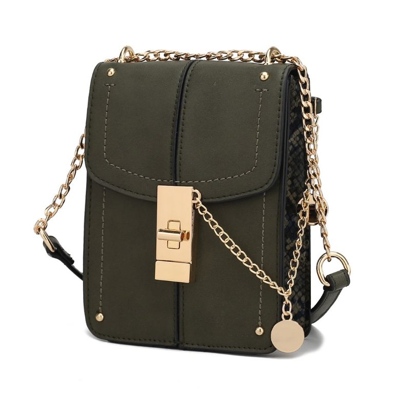 Iona Crossbody Handbag For Women's - Olive