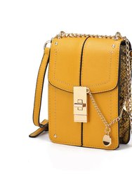 Iona Crossbody Handbag For Women's - Mustard