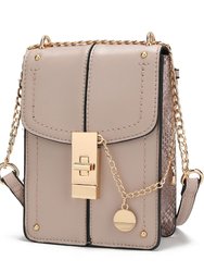Iona Crossbody Handbag For Women's - Taupe