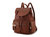 Ivanna Vegan Leather Women’s Oversize Backpack - Brown