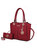 Ivy Vegan Leather Women’s Tote Bag - Red