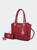 Ivy Vegan Leather Women’s Tote Bag - Red