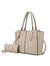 Ivy Vegan Leather Women’s Tote Bag - Taupe