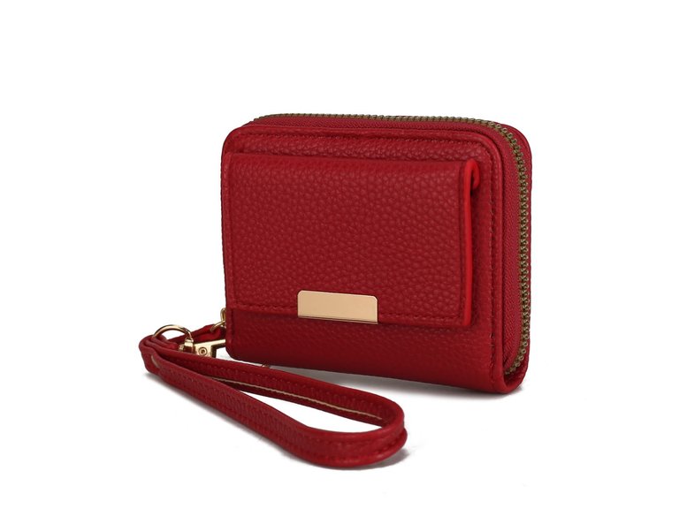 Izzy Small Wallet - Card Slots - Red