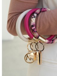Jasmine Vegan Leather Women’s Wristlet Keychain Set - 3 Pieces