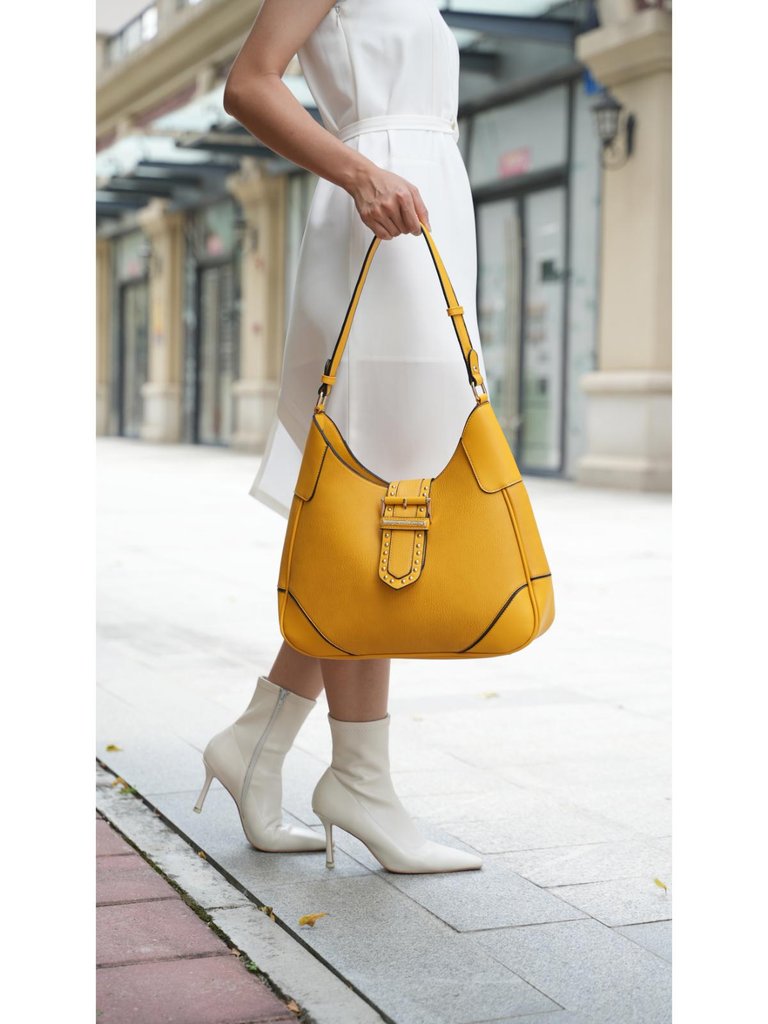 Juliette Vegan Leather Women’s Shoulder Bag With Matching Wallet – 2 Pcs