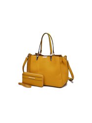 Kane Satchel With Wallet - Yellow