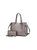 Kane Satchel With Wallet - Pewter
