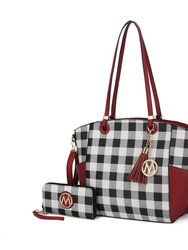 Karlie Tote Bag With Wallet - 2 Pieces - Red