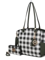 Karlie Tote Bag With Wallet - 2 Pieces - Olive