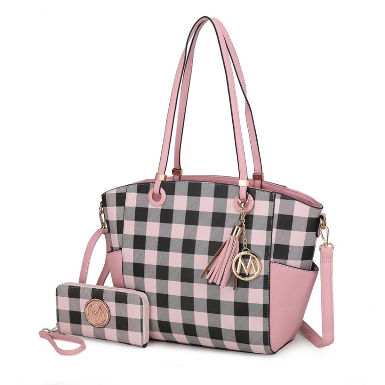 Karlie Tote Bag With Wallet - 2 Pieces - Pink