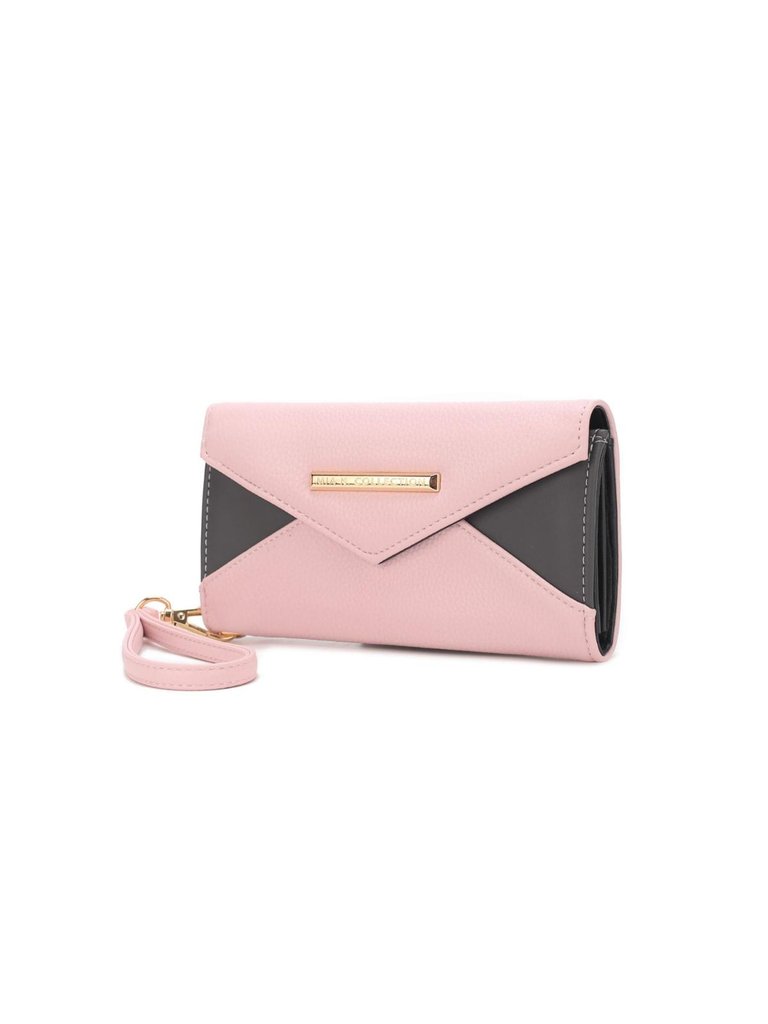 Kearny Vegan Leather Women’s Wallet Bag - Pink