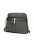 Kelisse Solid Crossbody Handbag - Charcoal Grey