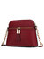 Kelisse Solid Crossbody Handbag - Red