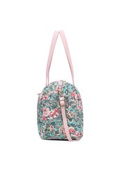 Khelani Quilted Cotton Botanical Pattern Women’s Duffle Bag