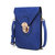 Kianna Vegan Leather Phone Crossbody Bag - Royal Blue