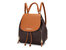 Kimberly Vegan Leather Backpack For Women's - Coffee Cognac