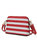 Kimmy Striped Crossbody bag - Coral