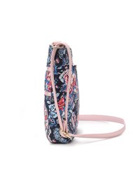 Lainey Quilted Cotton Botanical Pattern Women’s Crossbody