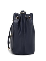 Larissa Vegan Leather Women’s Bucket Bag With Wallet