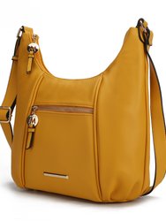 Lavinia Vegan Leather Women’s Shoulder Bag - Yellow