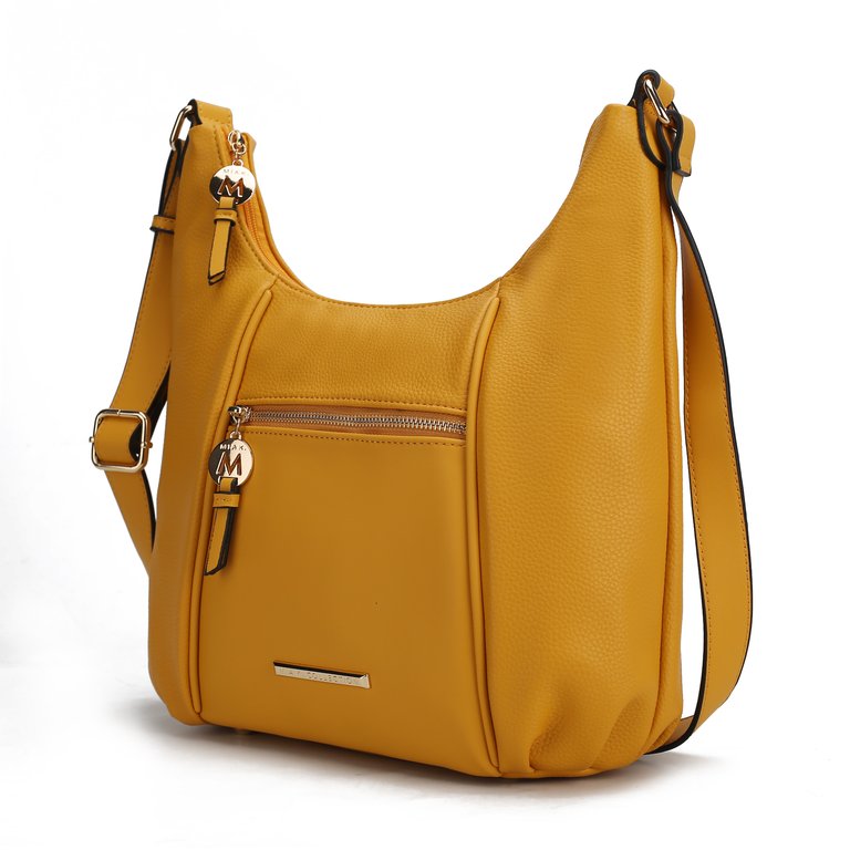 Lavinia Vegan Leather Women’s Shoulder Bag - Yellow
