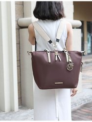 Layla Solid Tote + Backpack